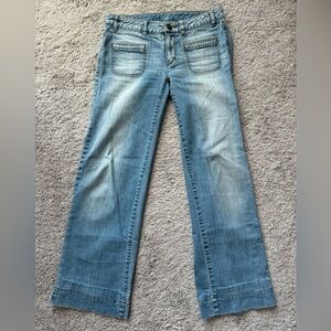 🌹💋LOFT Ann Taylor Denim Straight Cut Jean w/ Front Pockets